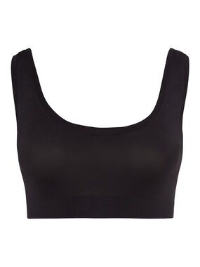 New HANRO Touch Feeling
Crop Top in Black Size Small